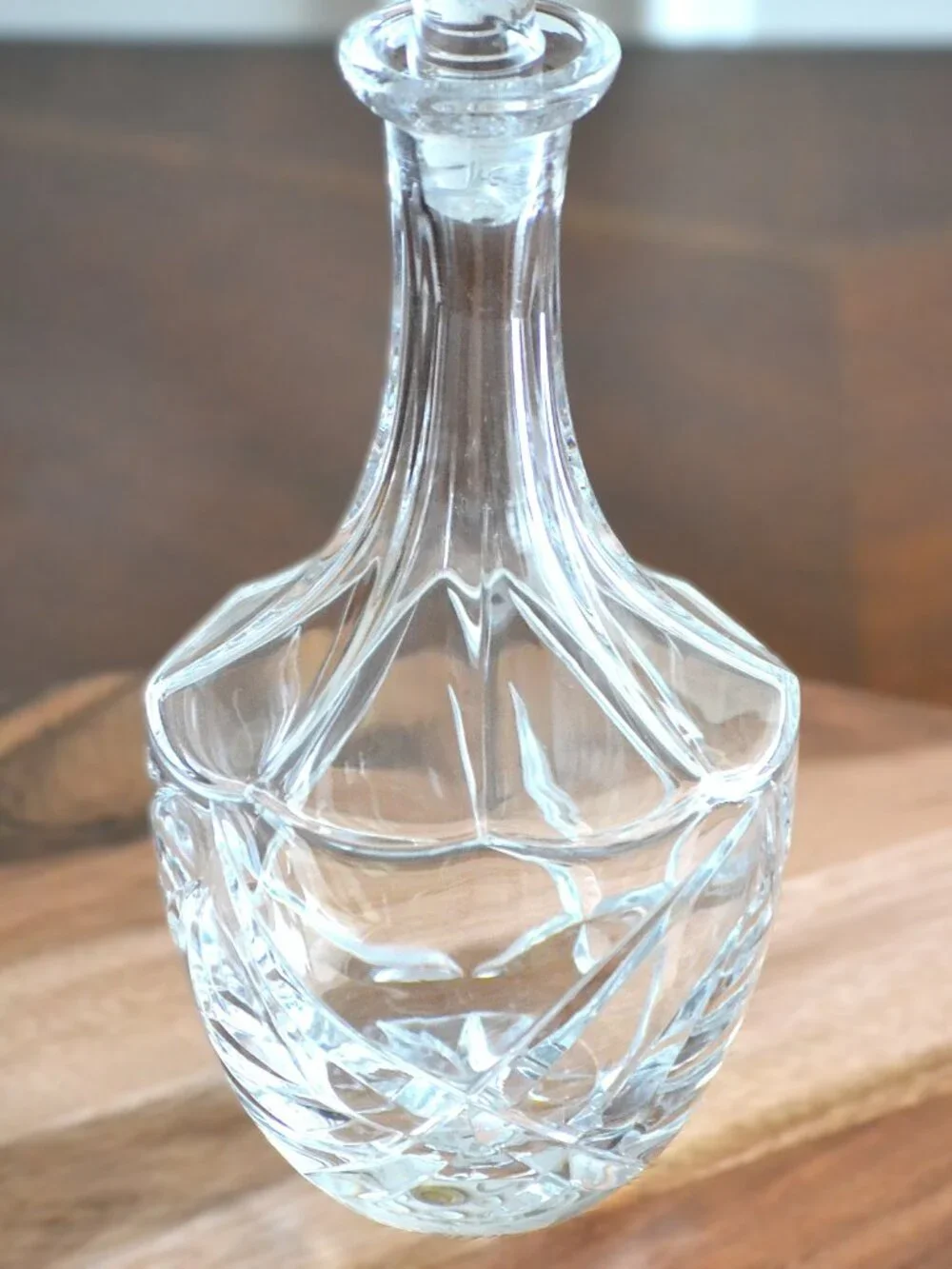 Gorham Carrington Decanter Clear Cut Crystal